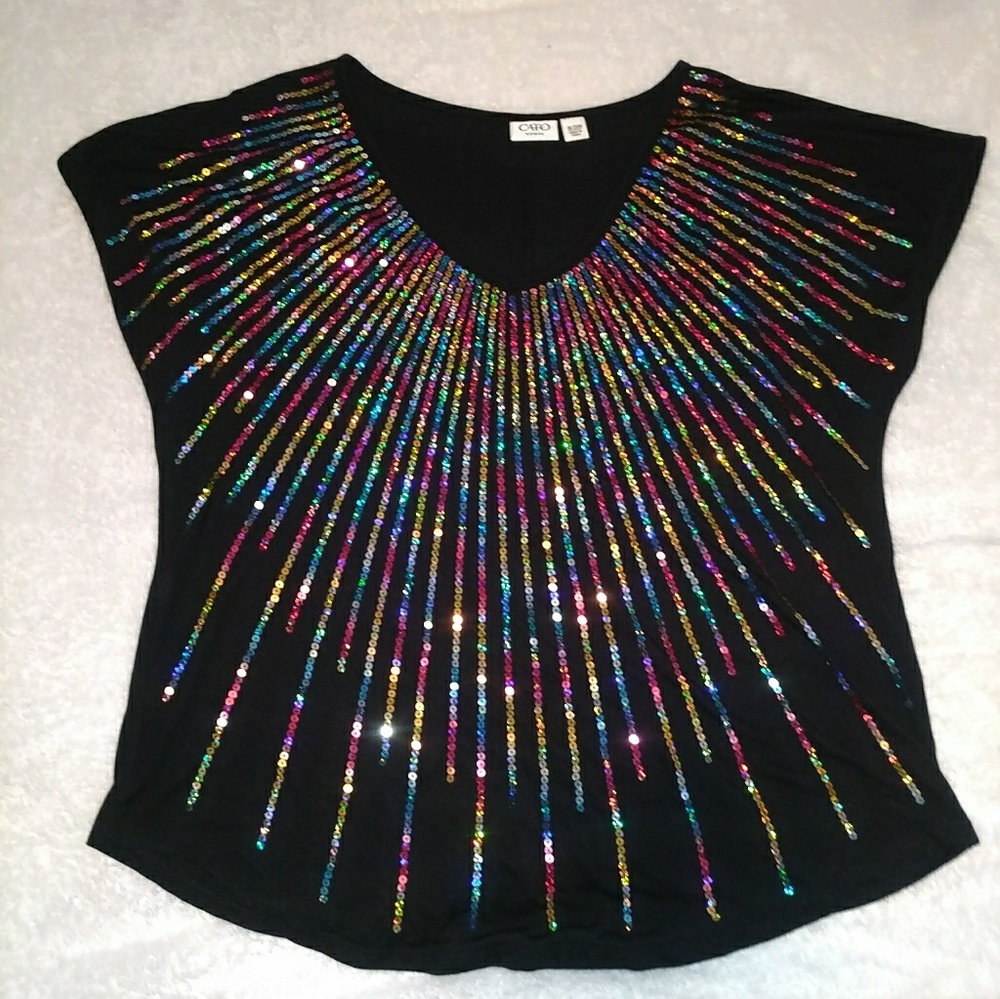 Cato sequin top size 18/20